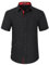Enlision Mens Black Dress Shirts Short Sleeve Regular Fit Casual Formal Shirt Button Up Business Work Shirts M