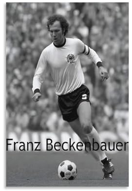 DAGUYS Poster, Motiv: Legendärer Fußballspieler Franz Beckenbauer, 10, Kunstdruck, Wandgemälde, Leinwandposter, moderne Schlafzimmer-Dekoration, 30 x 45 cm