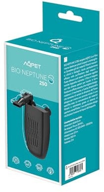 AQPET Filtro Interno per Acquari e tartarughiere Completo di Materiali Filtranti Silenzioso e Potente 250 lt/h per acquari Fino a 40 Litri