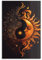 GQmoney Poster mit Sonne und Mond, Leinwandgemälde, Poster, Wandkunst, dekorative Bilddrucke für Ehemann, Freund, Freundin, personalisierte Leinwand, 40 x 60 cm