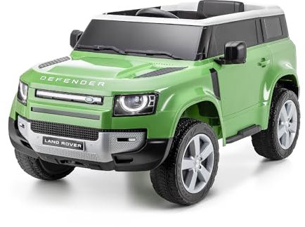 Xootz Land Rover Defender Electric Ride-On Car Battery Powered Kids Toy with Music, Lights and Opening Boot, Ages 2+