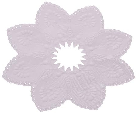 Kerzenmanschetten, Tropfenfänger, Tropfring für Kerzen, Papier, Weiß, 100 Stück