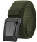 JUKMO Stretch Tactical Belt for Men, Military Work Rigger Hiking 1.5 Elastic Nylon Web Ratchet Quick Release Belt in Gift Box (Army Green, Large)