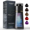Champú para tinte de cabello polar, cuidado del cabello polar, champú de tinte instantáneo para el cuidado del cabello polar, champú de color natural para cobertura de cabello gris (Black)