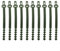 Heavy Duty Adjustable Garden Ties for Trees Pack of 10 Soft Rubber Straps