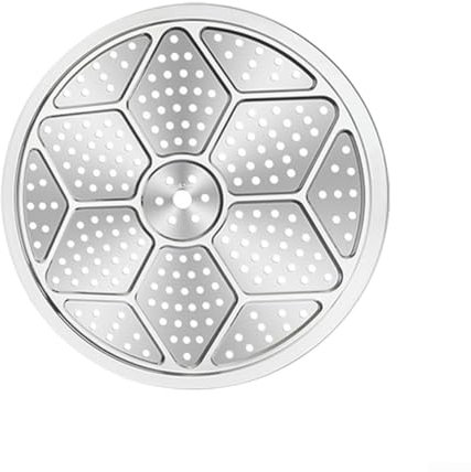 Stainless Steel Round Steamer Rack Tray Cooking Steam Plate for Pressure Cooker Stockpot Pan(27.2cm)