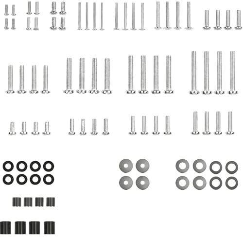 TV Stand Screw Kit - 84pcs Universal Accessories M4 M5 M6 M8 TV Stand Hardware Kit | For Thanksgiving Holiday Birthday Party Hotel Offices Home Bedroom Dorm