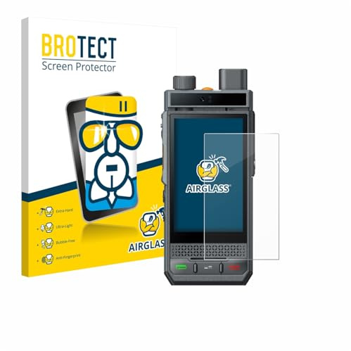 BROTECT Schutzglas für Hytera P60 | Transparenter Displayschutz Made in Germany Schutzfolie Panzer Folie Glas 9H Anti-Fingerprint Einfache Montage Clear