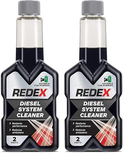 Redex Diesel Fuel System Cleaner 250ml, Diesel Additives To Remove Harmful Emissions, Maximise Performance & Increase Fuel Economy Fuel Additives For Diesel Engines, Suitable For Hybrids (Pack of 2)