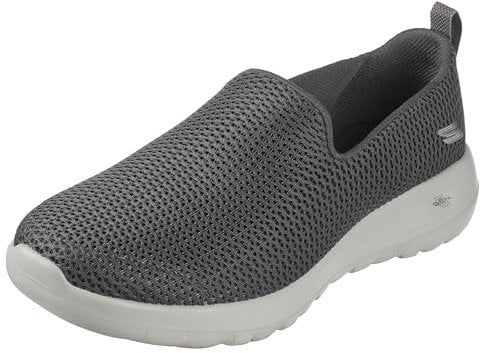 Skechers Women's Go Walk Joy-Evaluate Trainers, Grey Charcoal, 7.5 UK