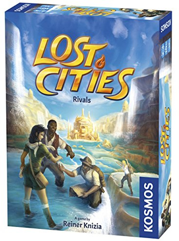 Thames & Kosmos | 690335 | Lost Cities: Rivals | Venture out on the Expedition | Bidding & Set-Collecting Game | 2-4 Players | Ages 10+