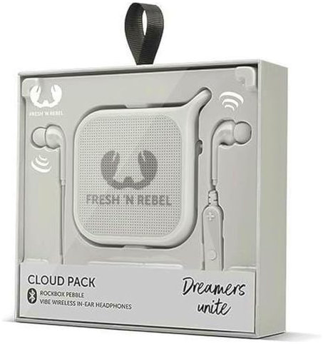 Sitecom Fresh 'n Rebel Ruby Pack Mono Portable Speaker Gris - Enceintes Portables (1.0 canaux, sans Fil, MicroUSB, Mono Portable Speaker, Gris, Rectangle)