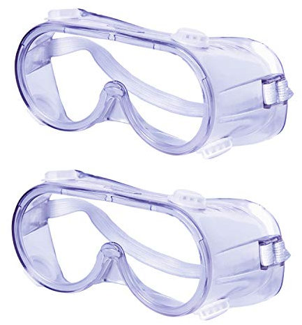 2Pack Anti Fog Safety Glasses,Anti Dust/Scratch/Mist/Wind Protective Eyewear Safety Goggles eye protection goggles Work Glasses with Clear Lenses,Security Glasses For DIY,Lab,Welding,Construction