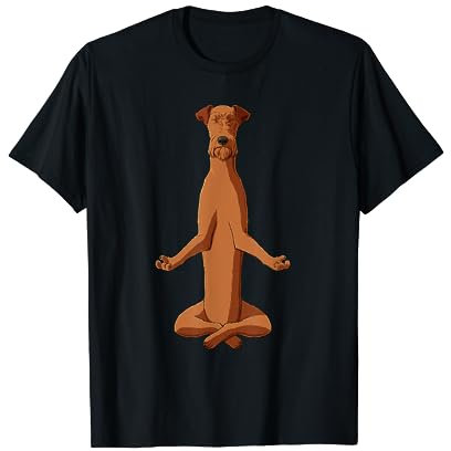 Yoga Hund Irish Terrier T-Shirt