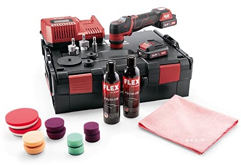 Akku-Polierer PXE 80 10.8-EC/2.5 P-Set | 10,8 Volt , 2x 2,5 Ah Akkus in L-Boxx und Zubehör