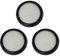 Zealing - Filtro di ricambio lavabile per aspirapolvere Vistefly VXR VX VXBpro VXB HEPA 3 pezzi