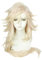 GZIRUE Rose Goldene Lange Perücke Haar für Doma Douma Wig Cosplay Anime Demon Kostüm with Wig Cap