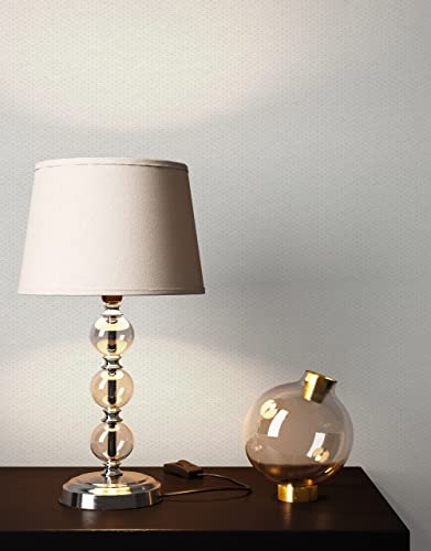 Newroom Tapete Weiß Vlies Punkte - Landhaus Polkadot Pünktchen für Wohnzimmer Schlafzimmer Küche