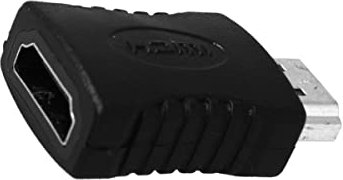 ZOREI Adattatore HDMI Maschio Femmina, Convertitore HDMI F-M, M-F (Standard Lineare)