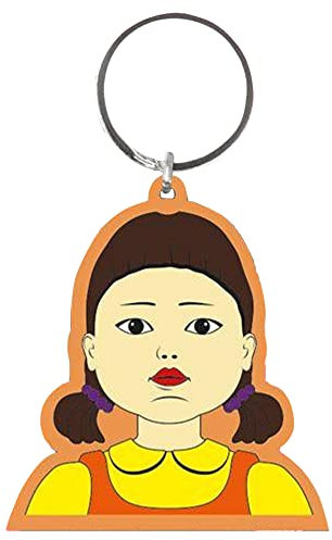 Pyramid International Unisex Schlüsselanhänger Schlüsselanhänger, Gelb/Orange/Schwarz, Einheitsgröße, Modern