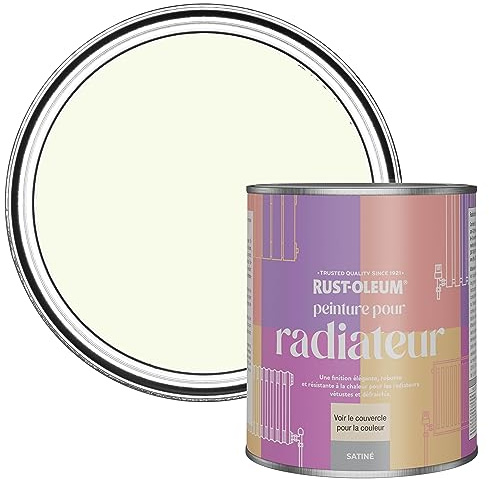 Rust-Oleum Green Heat Resistant Radiator Paint in Satin Finish - Apple Blossom 750ml