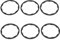6 Stück Fahrrad Schwungrad Unterlegscheibe Spacer Kassette Headset Dichtung Fahrrad Tretlager Achse Dichtung für MTB Rennrad 1mm 1,5mm 1,85mm 2mm 2,18mm 2,35mm