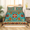 Persische Bettwäsche 135x200 Oriental Boho Ästhetische Bettbezug Retro Hippie Bettwäsche Set,Jahrgang Blumen Bett Set für Mädchen Frauen Erwachsene,Abdeckung Himalaya Lodge Kabine Schlafzimmer Dekor