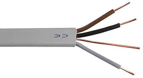 Cable 3 CORE + Earth 1MM 50M, Multicored Cable/Wire Qty X 1