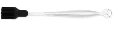 Moesta BBQ 19910 Simple BBQ-Pinsel - Grillpinsel aus Edelstahl mit XL-Silikon-Bürstenkopf, Marinierpinsel fürs Grillen