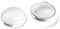 Cheriswelry 50 Stück 40 mm transparente Glas-Cabochons klare Kuppelfliesen flache runde Cabochons für Kamee-Foto-Anhänger DIY Dekor Handwerk Schmuckherstellung