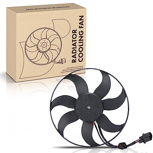 Frankberg Radiator Fan 360mm Compatible with A1 8X1 8XK 1.8L 2015-2018TT Golf VI 5K1 1.2L-2.5L 2008-2013 Replace# 1K0959455DL