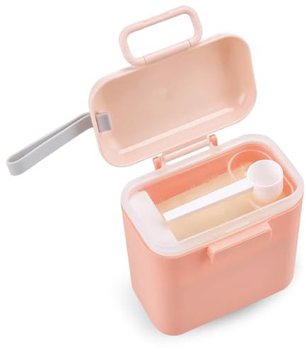 Sternstunde Milchpulver Portionierer baby, 400g Tragbarer Milchpulver-Kasten, milchpulver aufbewahrungsbox, Milchpulver Spender Bpa Frei, mit Schaber und Löffel