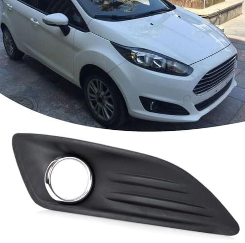 Vorne Stoßstange Nebelscheinwerfer Grill für Ford Fiesta JA8 2013 2014 2015 2016 2017, Auto Nebelscheinwerfer Abdeckung Nebelscheinwerfer Blenden Rahmen Nebelscheinwerfer Gitter,B-Right