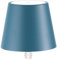 Zafferano, Lampada Poldina Stopper, Lampada per Bottiglia Ricaricabile e Senza Fili con Controllo Touch, Adatta per Salotto ed Esterni, Dimmer, 2200-3000 K, Altezza 11 cm, Colore Blu Avio