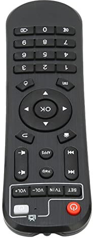Ersatzfernbedienung für H96 PRO TV-Box, Einfach zu Bedienen, Verschleißfest, Kompatibel mit H96 H96 PRO H96 PRO Plus H96 MAX H2 X96
