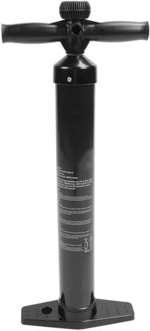 Pompa ad aria manuale con manometro e 6 ugelli, manico ergonomico per kayak, canoe, barche