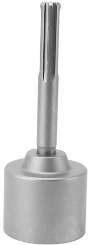SDS MAX Erdnageleintreiber, T-Pfostentreiber Tiefenerder Erder Erdung Staberder zum Einstecken T Post Driver Bit Stahlzaunpfostentreiber (65mm)
