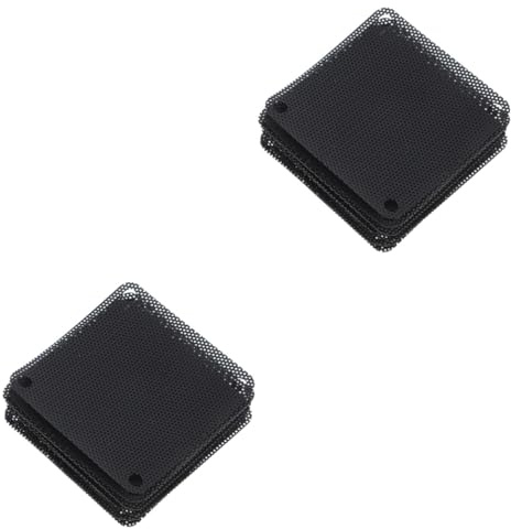 TINEASUR 20pcs Filter for Fan Mesh Filter Cover Dust Case Cover Quiet Cooling Fan Accessory Desktop Hardware