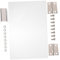 SHOWERORO Commercial Popcorn Machine Pvc Panel Accessories Thickened Popcorn Machine Baffle for Kitchen Use Easy to Clean Lightweight Practical