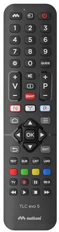 Meliconi - Telecomando di ricambio TLC Evo.5 per TV Thomson -TCL