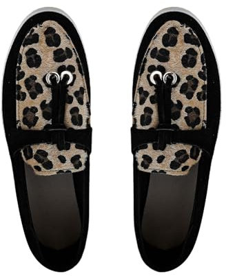 Generico Scarpe Ginnastica Senza Lacci Primavera e Autunno Tacco Basso Scarpe Casual comode Mocassini da Scarpe Traspiranti Estive (Black, 42)