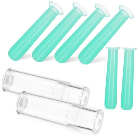 TOBBOMEY 15stücke Teiliges Silikon-linsen-Sauger Werkzeug Zum Einsetzen Und Entfernen Von Kontaktlinsen Benutzerfreundlich Und Leicht Zu Reinigen Für Weiche Und Harte Linsen Tragbar Und