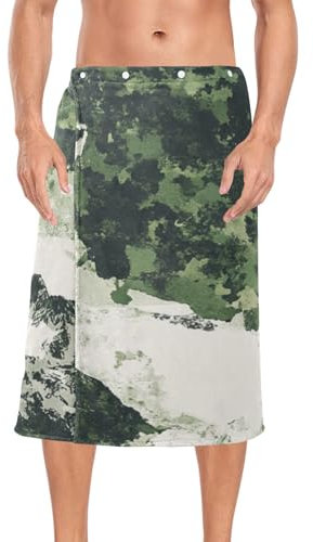 ZRWLUCKY Pool-Handtuch, Camouflage, 152,4 x 71,1 cm, weich, tragbar, für Sauna, Hamam