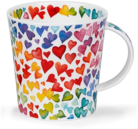 Dunoon Lomond Lots of Love Fine Bone China Heart Mug