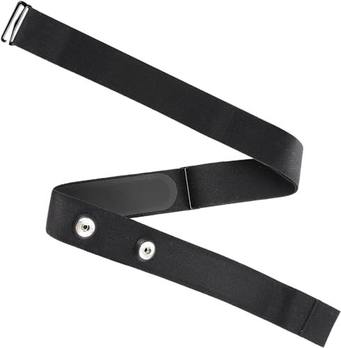 Jecdfs Ersatzgurt für ANT+ und Bluetooth Brustgurt Polar H7 - Kompatibel mit Coospo, Wahoo - Universelle Größe M-XL (65cm bis 95cm) - Zuverlässige Herzfrequenzüberwachung für Walken Joggen Langstrecke