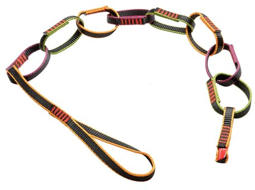 FUUGlan Downhill Forming Rings Slings Chain Rope Nylon Gurtband Schlingen Sichere Ringe Kette Seil Outdoor Kletterausrüstung Langlebig Leicht Nylon Klettern Kette Seil Kletterausrüstung