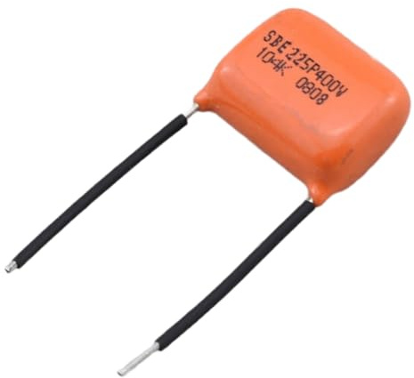 Qusedwey Electric Guitar Replacement Cap Orange Tone SBE715P 104K 0.1UF 400V Capacitor 1PCS