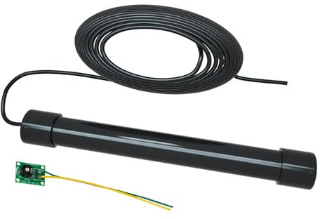 X X-House Driveway Vehicle Sensor for Automatic Gate Opener Vehicle Exit Sensor Kit Wired Exit Wand Driveway Car Vehicle Detector 50FT.Black