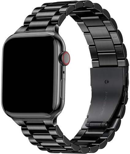 Netolo Metall Armband Kompatibel mit Apple Watch Armband 45mm 44mm 49mm 42mm 46mm, Edelstahl Ersatz Band Kompatibel mit Apple Watch SE Armbänder/iWatch Series 10 9 8 7 6 5 4 3 2 1 SE 2 Ultra