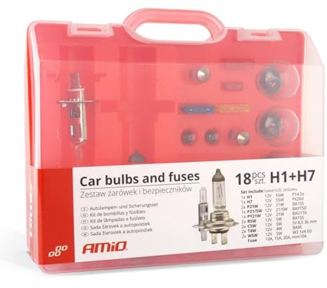 AMiO 01498 Satz Lampen-Set Kompatibel mit VW Golf 7 Schrägheck 5G1, BQ1, BE1, BE2